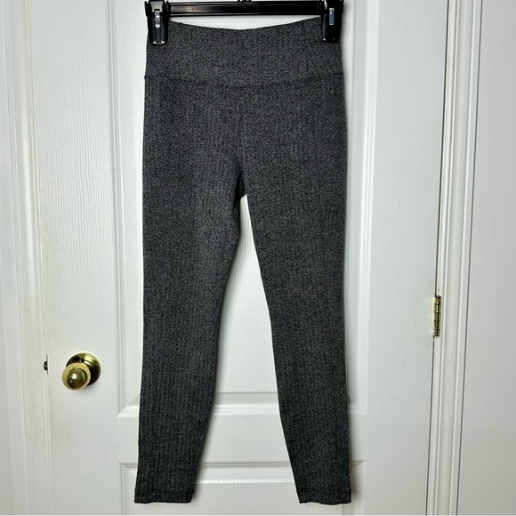 Athleta Delancey Herringbone Tights Leggings Gap Gray Size S NWOT #215 - Picture 3 of 8